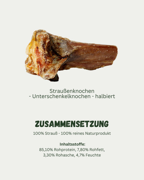 Strauß Kauknochen