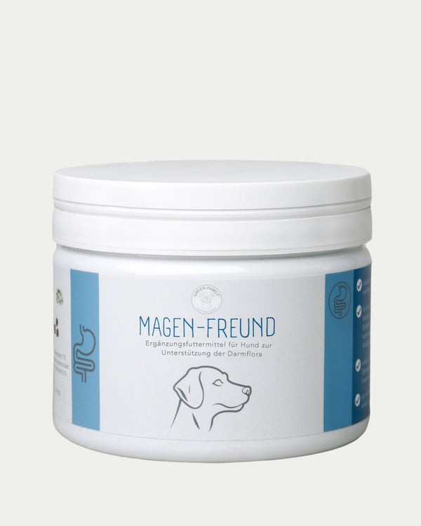 MAGEN-FREUND – Ergänzungsfutter für Magen & Verdauung – gut verträglich für sensible Hunde – mit natürlichen Inhaltsstoffen – GREEN PAWLY®
