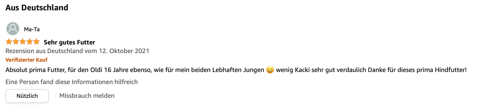 Kundenmeinung