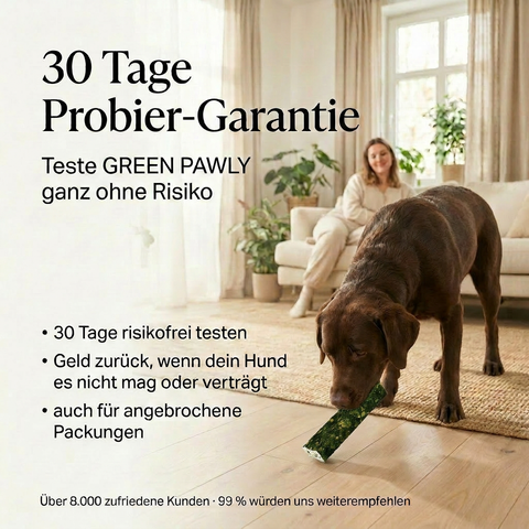 KRÄUTER-BAR – natürlicher Kausnack für Hunde mit Kräutern – für Verdauung & Wohlbefinden – ohne künstliche Zusätze – GREEN PAWLY®
